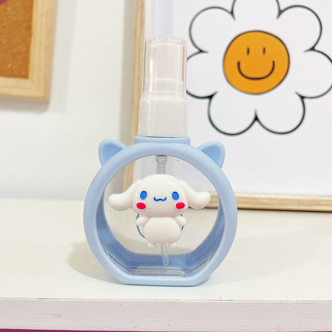 Sanrio Portable Small Spray Bottle, Empty Bottle, Fine Fog, Perfume, Alcohol, Makeup Water, Makeup Water, Floral Water, Cute Mini Sub Bottle