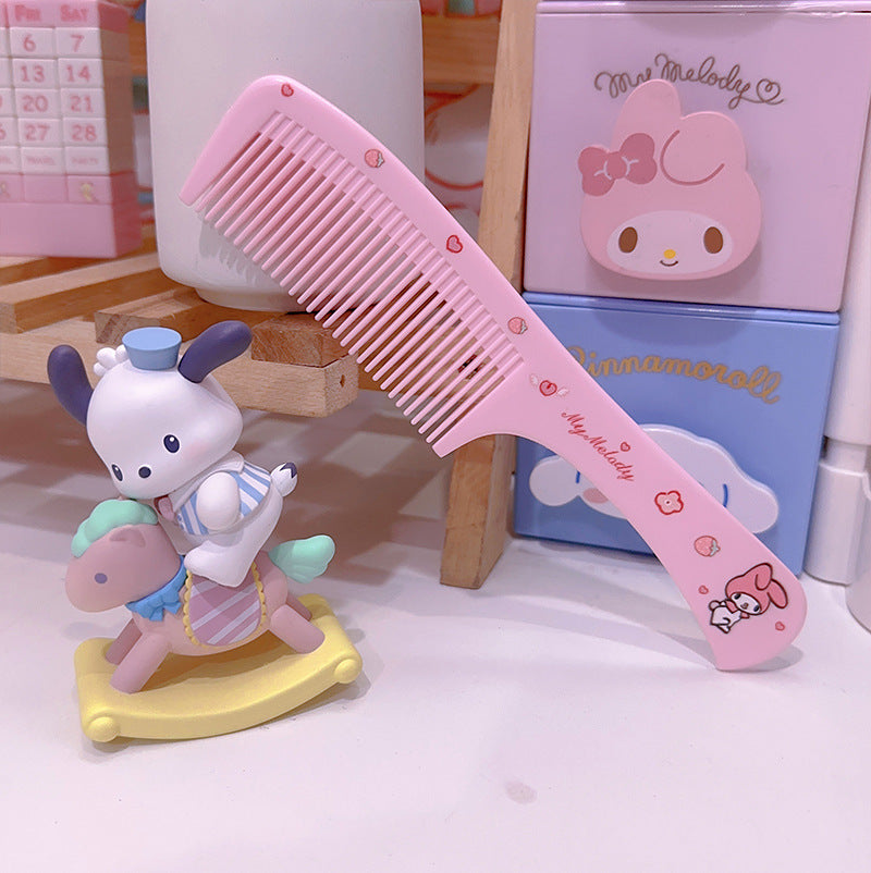 Cartoon Wide Toothed Comb Curly Hair Comb Large Toothed Comb