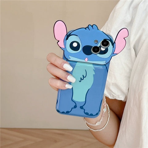 Sanrio Stich Soft 3D iPhone Cases Suitable for iPhone 11-14 Pro Max