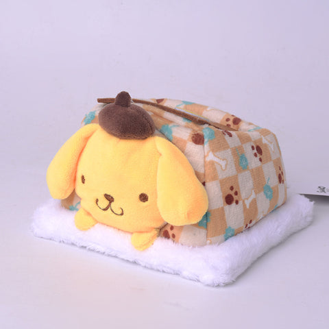 Cute Sanrio Plush Quilt Stove Warm Nest Doll Ornaments