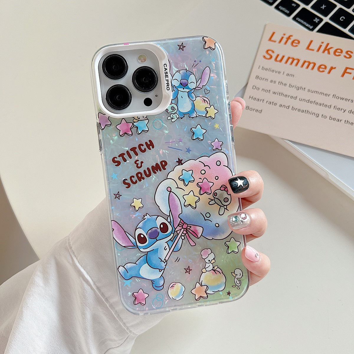 Sanrio Stich Hard iPhone Cases Suitable for iPhone 11-14 Pro Max