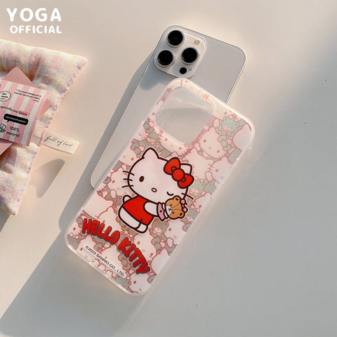 Authentic Sanrio Ugly Fish Kuromi Hellokitty Soft Adhesive IPhone 15 Promax Phone Case Protection Case