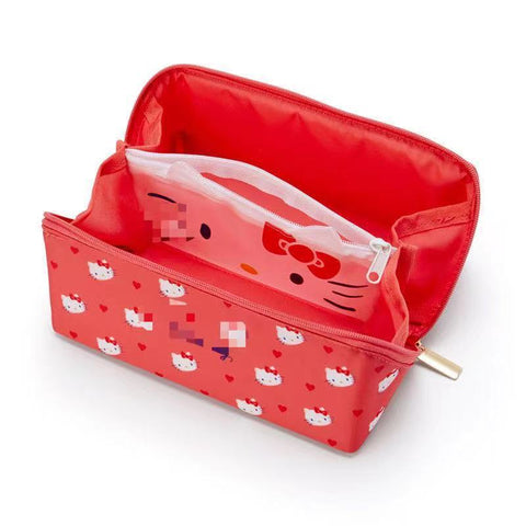 Cute Makeup Bag, Large Capacity Skincare Product Organizing Bag, Student Stationery Pen Bag