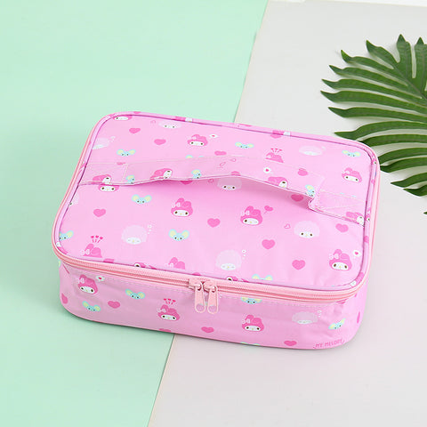 Sanrio Large Waterproof Square Insulation Bag Lunch Bag Fresh Ice Bag Student Lunch Bag Picnic Bag