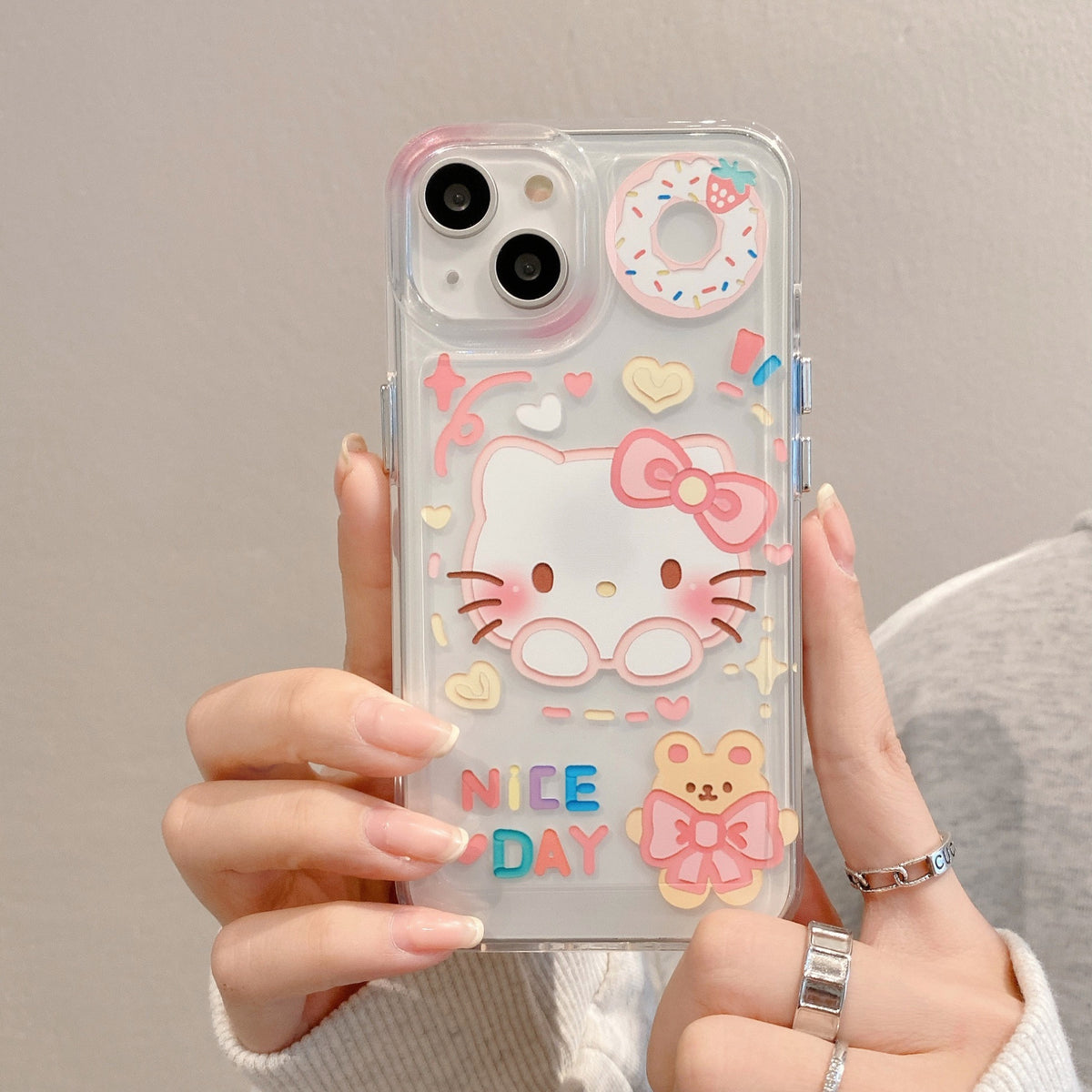 Sanrio Pochacco Hello Kitty Soft iPhone Cases Suitable for iPhone X-15 Pro Max