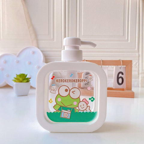 Sanrio Household Lotion Bottle 300ML Press Large Capacity Washing Liquid Bath Milk Separate Bottle