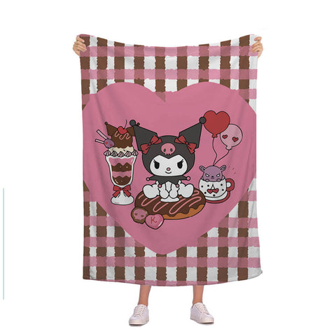 Kuromi Blanket Camping Trip Blanket Cartoon Blanket