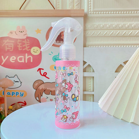 Sanrio 120ML Transparent Alcohol Spray Bottle, Large Capacity Spray Bottle, Cosmetic Water Bottle.