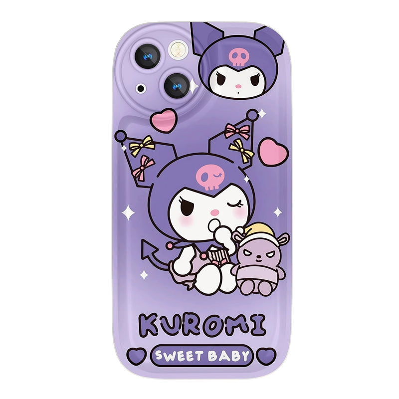 Sanrio Cartoon Phone Case Cute Sanrio iPhone Case Full Body Protective Case For IPhone 11-15 Pro Max