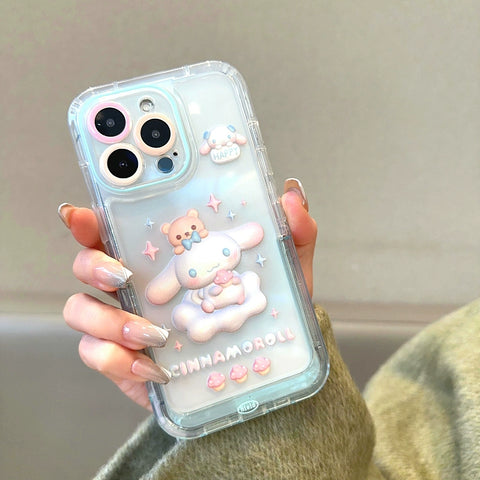 Invisible Stand Suitable for IPhone 15 Promax 1413 Apple 12 Phone Case 11 Sanrio Cute Cartoon Soft Case Protective Case Space Case