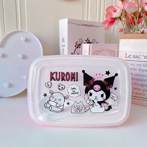 New Sanrio Crisper Box, Dice-sealed Lunch Box, Refrigerator Storage Box, Student Lunch Box