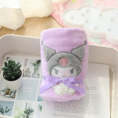 Sanrio Small Blanket Office Car Nap Air Conditioning Blanket Cover Legs Spring Autumn Summer Season Rolled Blanket