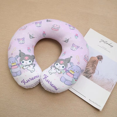 Cartoon Creative U-shaped Pillow Travel Neck Pillow Portable Car Pillow Cervical Neck Pillow Office Neck Protection Pillow Nap Pillow