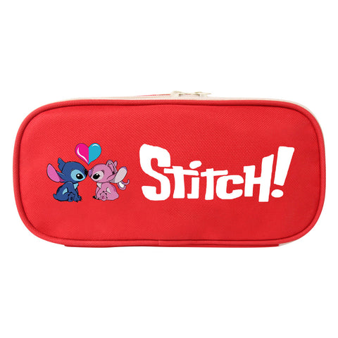 Star Baby Stitchy Pencil Case Cartoon Canvas Stationery Bag Coin Purse Zipper Student Storage Pencil Case