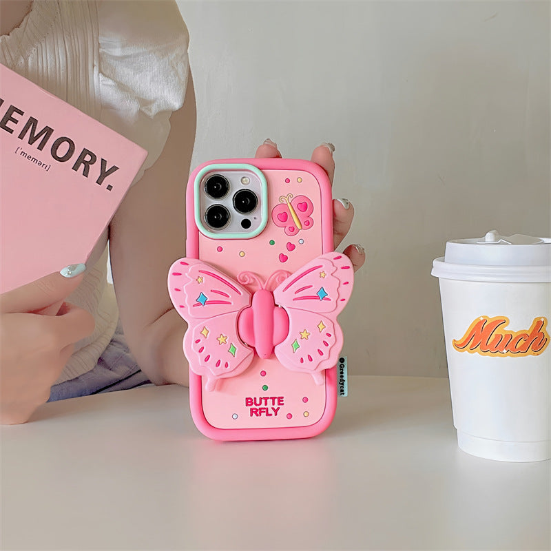 Sanrio 3D Silicone Stereoscopic iPhone Cases Suitable for iPhone X-15 Pro Max