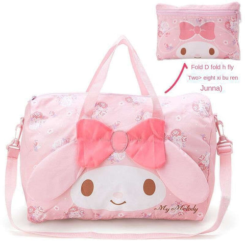 Cartoon Travel Bag, Handbag, Crossbody Luggage Bag, Adjustable Trolley Case