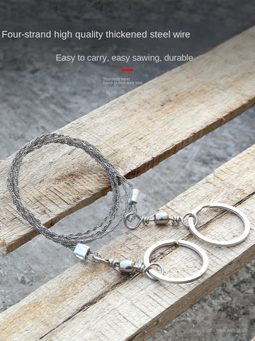 Outdoor chain saw hand saw wire saw hand saw wire saw ultra-fine universal pocket saw hand wire rope saw home97