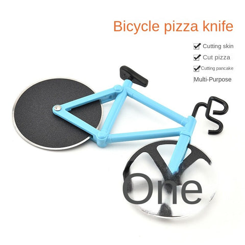 Bike pizza knife creative hob cake knife pizza wheel knife multifunctional kitchen baking gadget home76