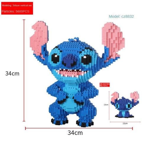 Compatible with LEGO Bricks Stitchy for Boys and Girls Puzzle Tiny Particle Toys To Build Adult Stress Relief