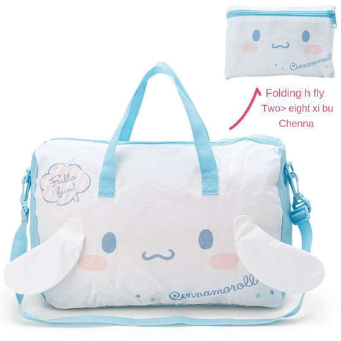 Cartoon Travel Bag, Handbag, Crossbody Luggage Bag, Adjustable Trolley Case