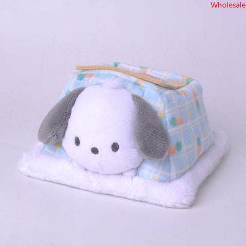 Cute Sanrio Plush Quilt Stove Warm Nest Doll Ornaments