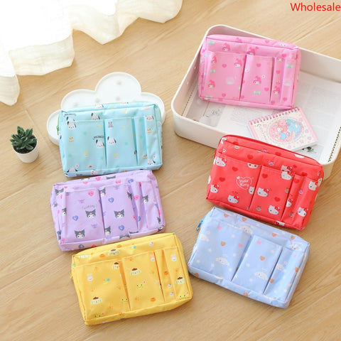 Sanrio Waterproof Storage Bag Large Capacity Travel Cosmetics Storage Bag Cosmetic Bag Certificate Bag