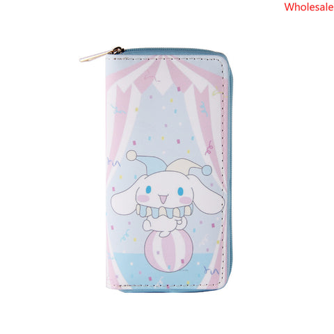 Sanrio Printed Long Zipper Wallet Clutch Wallet Card Package