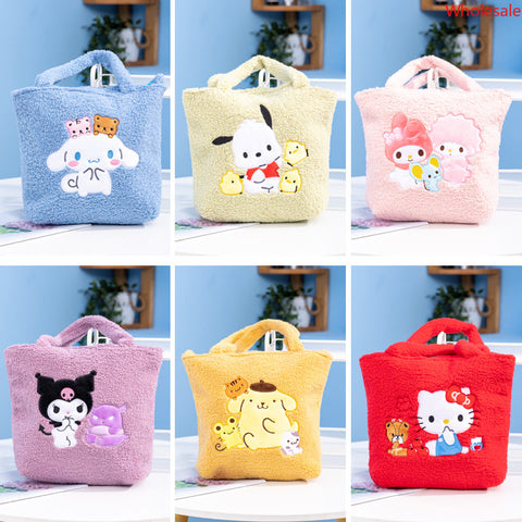 Sanrio Casual Shoulder Bag Large Capacity Handbag Plush Handbag