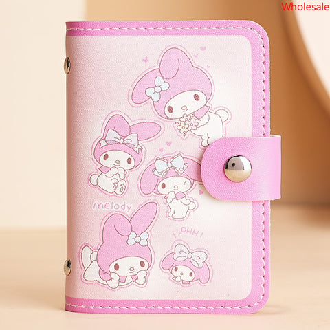 Sanrio Card Bag with Large Capacity, Multiple Card Positions, Anti Demagnetization, and ID Card Holder