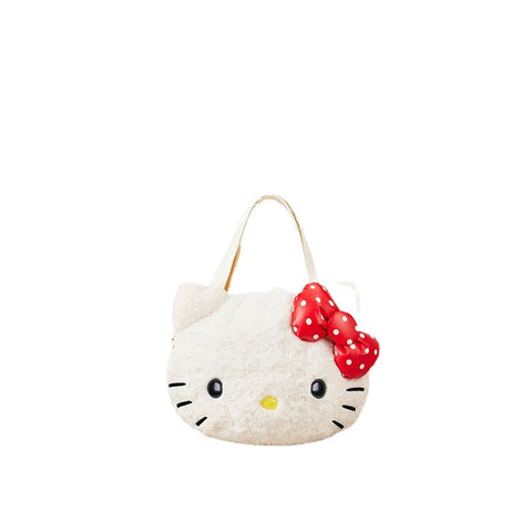 Sanrio Sanrio HelloKitty Katie Plush Big Face Bag Hand Shoulder Bag Birthday Present.