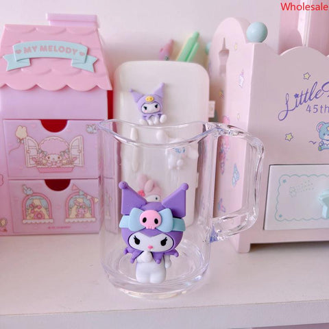 Sanrio Children's Cartoon Transparent Mouthwash Toothbrush Cup Couple Home Drinking Water