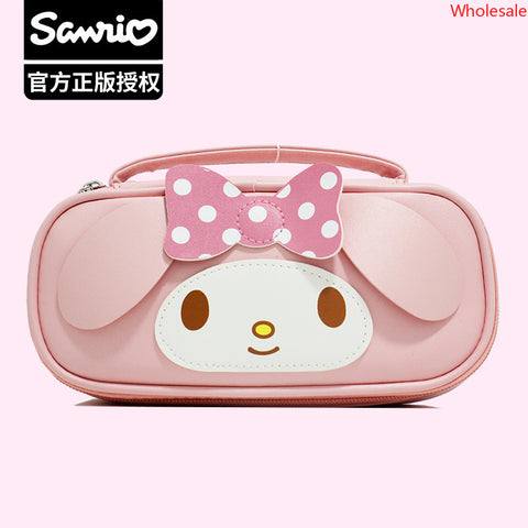 Authentic Cartoon Sanrio Head Pencil Case Large Capacity Pencil Case Stereo Pencil Case Cosmetic Bag