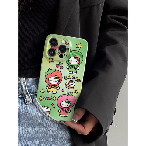 Cute Sanrio iPhone Case Full Body Protective Case For IPhone 11-15 Pro Max