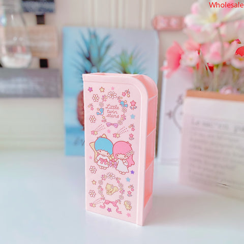 Sanrio Diagonal Pen Holder, Desktop Storage Case, Stationery Case