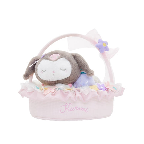 Sanrio Sanrio Spring Sleep Flower Basket Series Kuromi Melody HelloKitty Doll Pendant