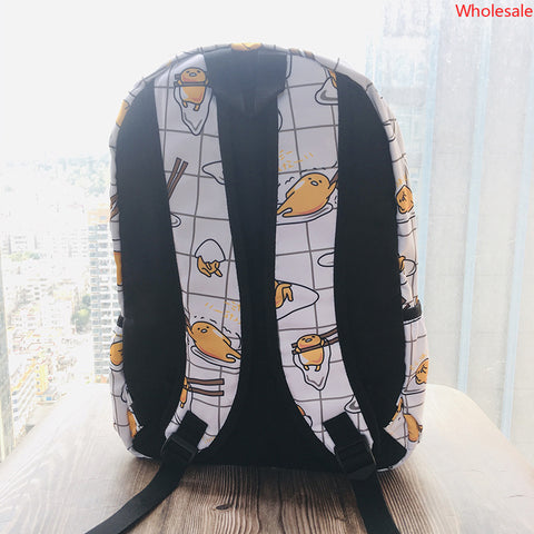 Gudetama School Bag, Backpack, Cute Large Capacity School Bag