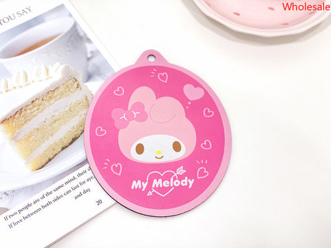 Cute Sanrio Dining Table Heat Insulation Mat, Anti-scald and Non-slip Household Absorbent High Temperature Resistant Pot Tray Tray Cuper, Water Drop Type Placemat