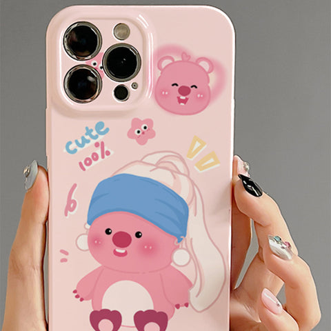 Japanese and Korean Cute Ruby Loopy Cute Sanrio iPhone Case Full Body Protective Case For IPhone 11-15 Pro Max