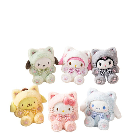 Synchronous Sale&quot; Sanrio Sanrio PaPa Meow Series HelloKitty Cinnamoroll Doll Pendant