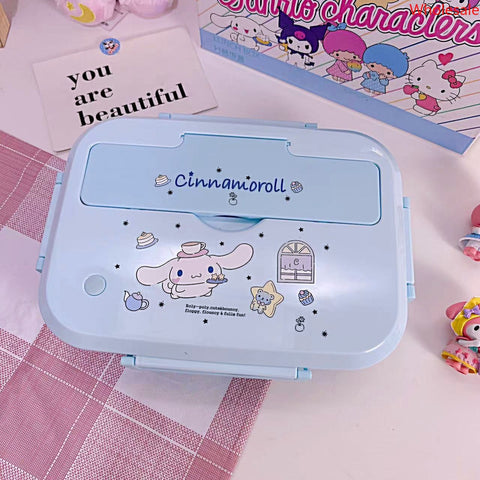 Sanrio Insulated Lunch Box Students Portable Tableware Office Workers Compartment Lunch Box.