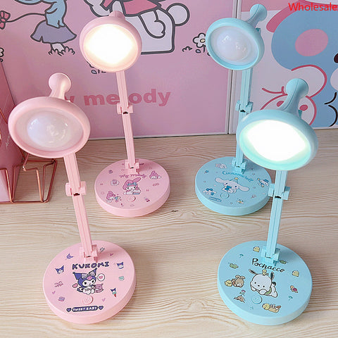 Sanrio Student Dormitory Desk Lamp LED Foldable USB Children&#039;s Reading Eye Protection Lamp