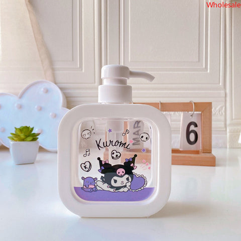 Sanrio Household Lotion Bottle 300ML Press Large Capacity Washing Liquid Bath Milk Separate Bottle