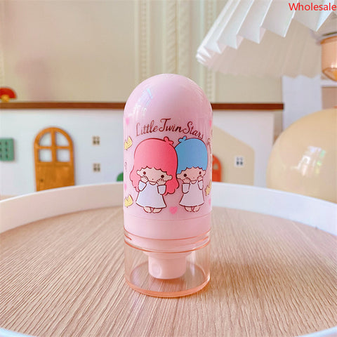 Sanrio Portable Alcohol Dispensing Bottle Vacuum Tubeless Sprayer Carry Small Spray Bottle Empty Bottle