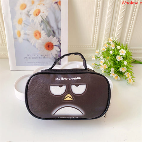 Sanrio Portable Makeup Bag Girl Heart Storage Bag Travel Makeup Bag Stationery Box Pencil Bag