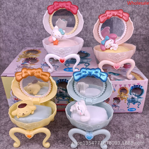 Tide Play ~ Blind Box Dressing Table Dressing Table Scene Ornaments Grab Baby Box Eggs 4