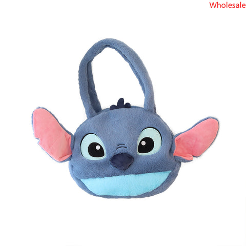 Cartoon Stitch Handbag Plush Toy Messenger Bag Ugly Cute Shoulder Bag Children Personality Furry Handbag