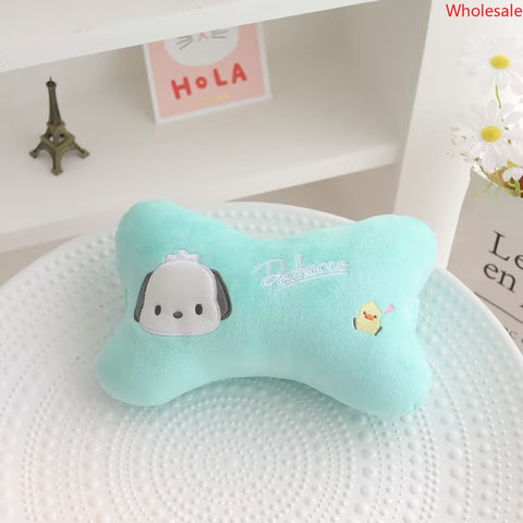 Sanrio Car Headrest Seat Neck Pillow Plush Waist Pillow Car Accessories