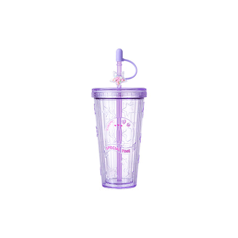 Water Cup Summer Star Sparkling Straw Cup High Beauty Girl Coffee Cup qh08