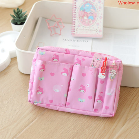 Sanrio Waterproof Storage Bag Large Capacity Travel Cosmetics Storage Bag Cosmetic Bag Certificate Bag