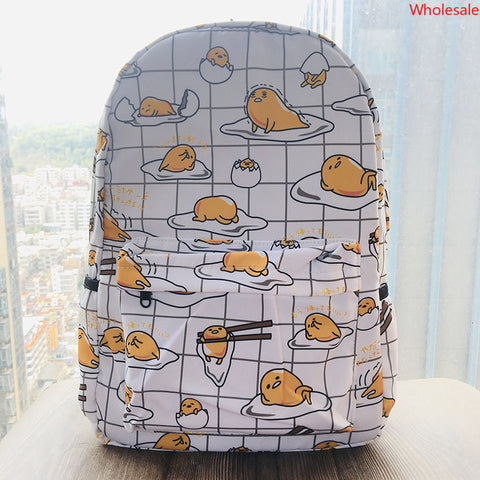 Gudetama School Bag, Backpack, Cute Large Capacity School Bag